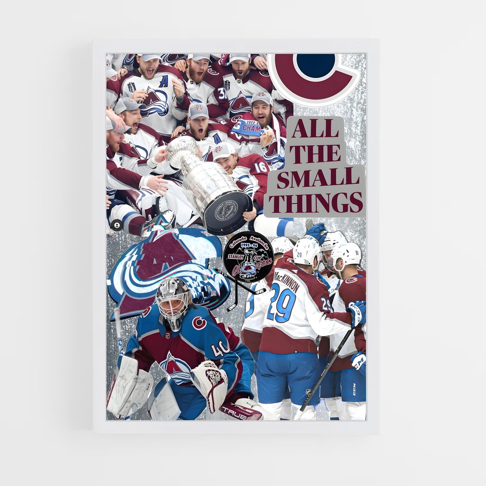Poster All-Stars du Colorado – affiche Hockey sur glace (vue 3)